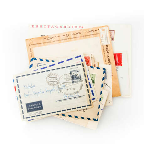 Brief- und Kartenposten von ca. 40 Stück vor und nach 1945, - фото 1