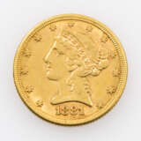 USA/GOLD - 5 Dollars 1881 Liberty Head, - Foto 1