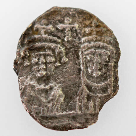 Byzanz / Heraclius (610-641) - 1/2 Siliqua, Karthago, Büste frontal - D N ERAC.../ Büsten von Heraclius Constatin - photo 1