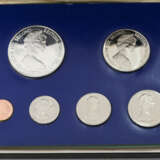 Konvolut SILBERmünzen im Schuhkarton - dabei z.B. 1 x Panama Proof Set - 26,935 Balboas 1975, Erhalt unterschiedlich, ehemals PP, Patina, - photo 3