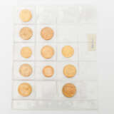 GOLDLOT 11 Münzen, ca. 63,63 g fein, bestehend aus: - photo 1