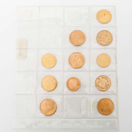 GOLDLOT 11 Münzen, ca. 63,63 g fein, bestehend aus: - Foto 2