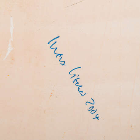 LISCHER, MAX (Künstler 20./21. Jahrhundert), PAAR abtrakte Kompositionen "Gelb" und "Orange", - фото 4