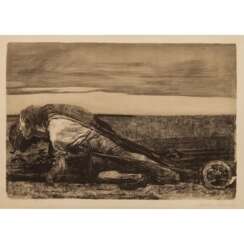 KOLLWITZ, KÄTHE (1867-1945), "Die Pflüger" aus der Folge "Bauernkrieg",