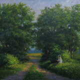 Утро на опушке Canvas Oil paint Classicism Landscape painting 2020 - photo 1