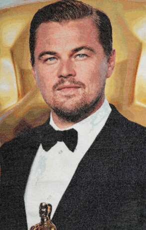 “Leonardo DiCaprio. Embroidery” Mixed media 2018 - photo 2
