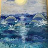 Лунное море Canvas Oil paint Fantasy 2015 - photo 1