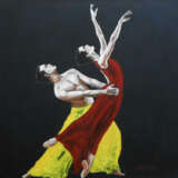 Gemälde „Modern Ballett “, Leinwand, Ölfarbe, Alltagsleben, Belgien, 2013 - Foto 1