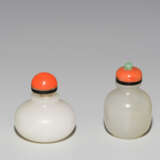 4 Jade Snuff Bottles - Foto 3