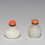 4 Jade Snuff Bottles - Foto 5