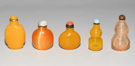 5 Glas Snuff Bottles - Foto 1