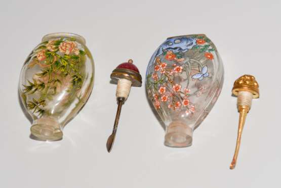 2 Glas Snuff Bottles - Foto 8