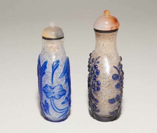 5 Überfangglas Snuff Bottles - photo 23