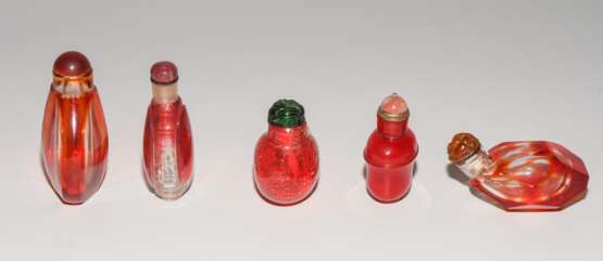 5 Glas Snuff Bottles - Foto 3