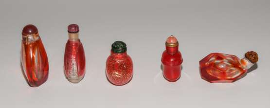 5 Glas Snuff Bottles - фото 5