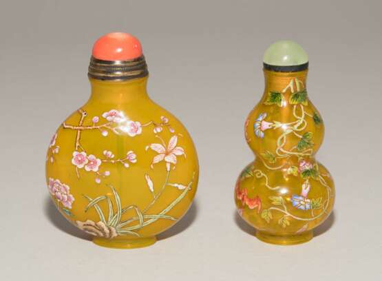 2 Glas Snuff Bottles - Foto 4