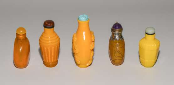 5 Glas Snuff Bottles - фото 3