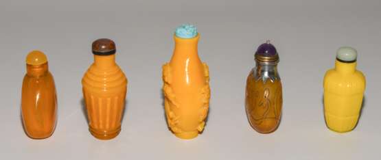 5 Glas Snuff Bottles - Foto 5