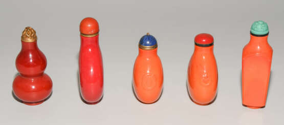 5 Peking-Glas Snuff Bottles - photo 3