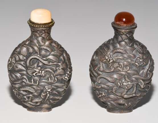 2 Silber Snuff Bottles - фото 4