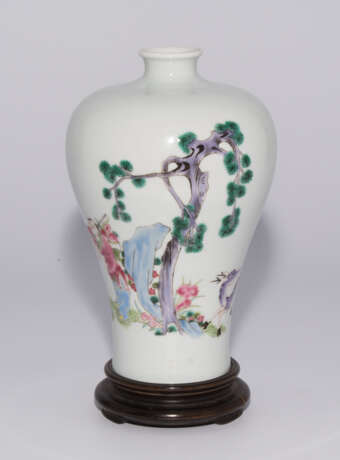 Famille rose Vase - photo 2