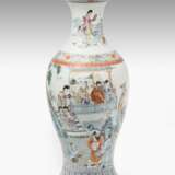 Grosse Famille rose Vase - Foto 1