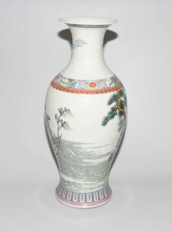 Grosse Famille rose Vase - фото 4