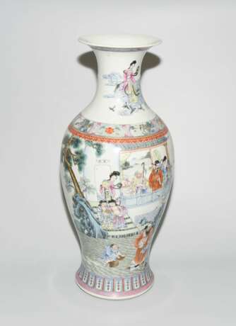 Grosse Famille rose Vase - Foto 5