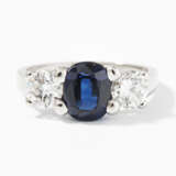 Saphir-Brillant-Ring - Foto 1