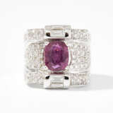 Pinksaphir-Diamant-Ring - photo 1