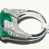 Smaragd-Diamant-Ring - фото 4