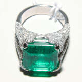 Smaragd-Diamant-Ring - фото 5