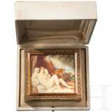 Hermann Göring - silberne Kassette mit Miniaturmalerei der Danae - Foto 1