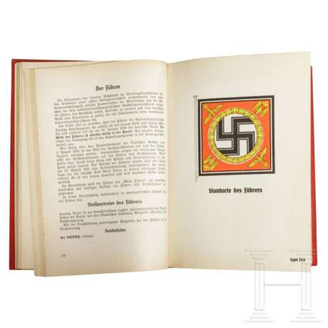 Organisationsbuch der NSDAP, fünf Bände "Reichstagung in Nürnberg 1934-38", zwei Bücher Parteitag - photo 3