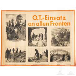 Plakat "O.T.-Einsatz an allen Fronten"
