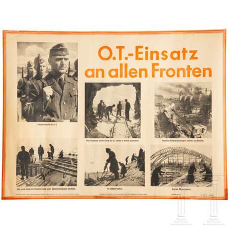 Plakat "O.T.-Einsatz an allen Fronten" - photo 1