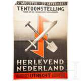 Plakat "Tentoonstelling Herlevend Nederland", Niederlande, um 1943 - Foto 1