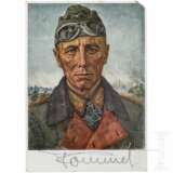 GFM Erwin Rommel - signierte Postkarte mit Willrich-Portrait - photo 3