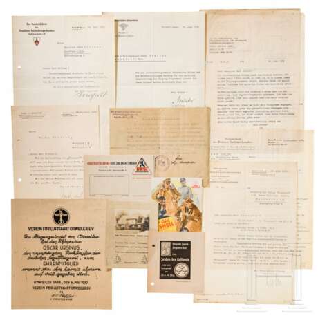 Carl Oskar Ursinus - Schreiben und Dokumente mit Autografen, 1930er Jahre - фото 2