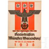 Hans Kraft - zwei Plakatte zum NSDAP-Kreistreffen in Münster-Warendorf und zur Grabbe-Woche in Detmold - фото 2