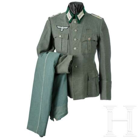 Feldbluse und Hose für einen Oberleutnant der Infanterie der dt. Wehrmacht - photo 1