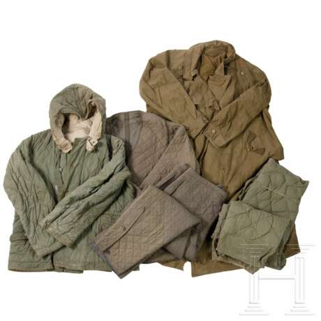 Winterbekleidung wendbar, Jacke und Hose, 2. Weltkrieg - Foto 1