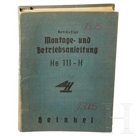"Vorläufige Montage- und Betriebsanleitung He 111 - H" - Foto 1