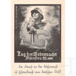 "Tag der Wehrmacht" (1939/1942) - fünf Ansichtskarten