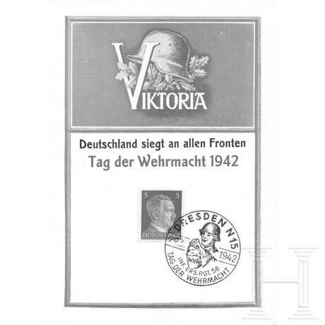 "Tag der Wehrmacht" 1942/43 - sechs Ansichtskarten - Foto 8