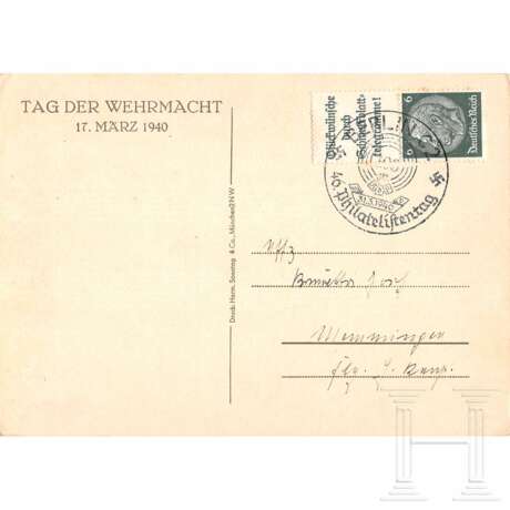 "Tag der Wehrmacht" 1939-40/40/42 - fünf Ansichtskarten - Foto 2