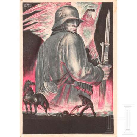 "Tag der Wehrmacht" 1939-40/40/42 - fünf Ansichtskarten - Foto 10
