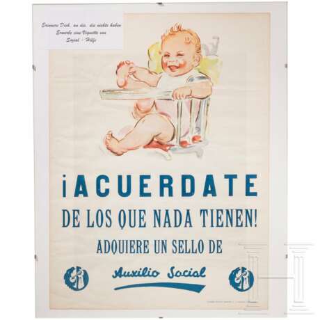 Plakat - "Spanische Winterhilfe" (Sozialhilfe) - photo 1