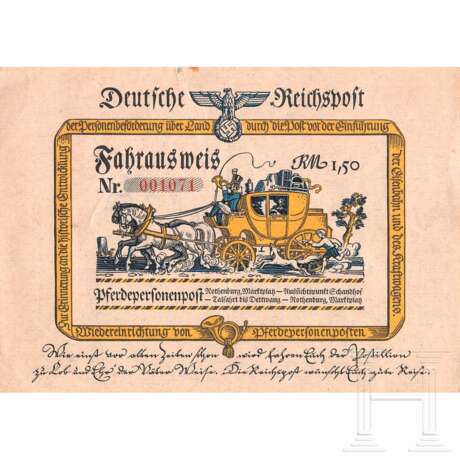 Deutsche Reichspost - drei Belege - Foto 3