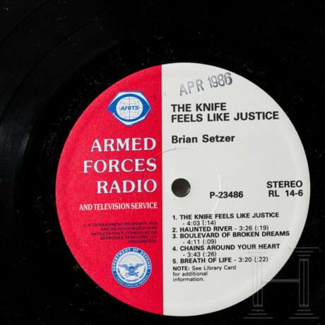 Neun Schallplatten der AFRTS (Armed Forces Radio & Television Service) - Beatles und weitere Interpreten - Foto 3